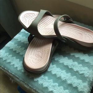 Croc sandals